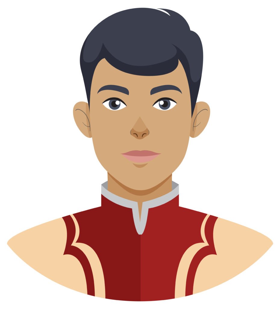 young prince in traditional attire